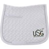 USG Steppelt univerzális nyeregalátét, fehér/sötétkék, full USG14450006-115-350